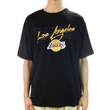 New Era Los Angeles Lakers NBA Script Oversize Mesh T-Shirt 60332200-