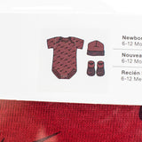 Nike Swoosh Essentials Hat Bodysuit and Bootie 3 Teile Set NN0894-R78-