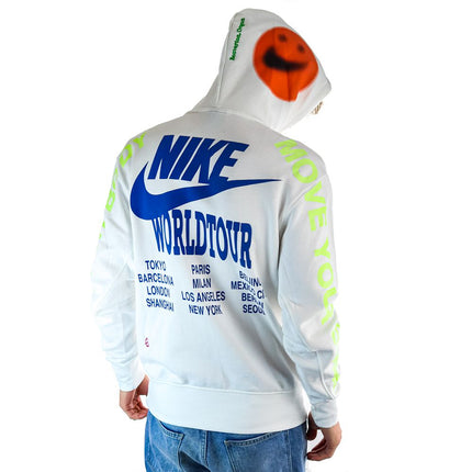 Nike Sportswear French Terry Hoodie DA0931-100 - weiß-blau