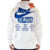 Nike Sportswear French Terry Hoodie DA0931-100 - weiß-blau