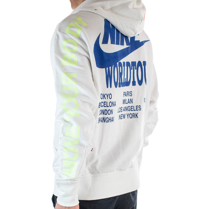Nike Sportswear French Terry Hoodie DA0931-100 - weiß-blau