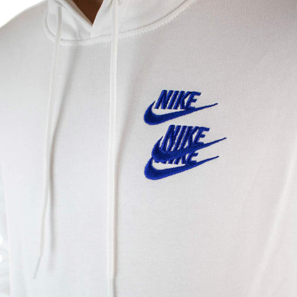 Nike Sportswear French Terry Hoodie DA0931-100 - weiß-blau