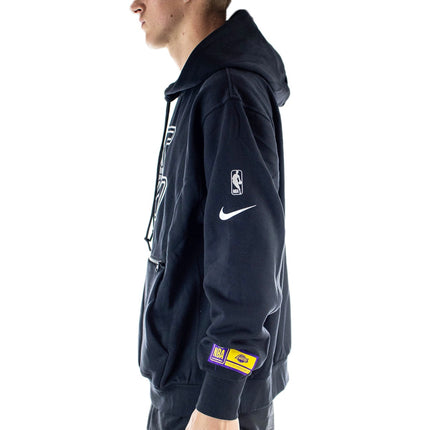 Nike Los Angeles Lakers NBA Courtside Chrome Hoodie CV4045-010 - schwarz-silber