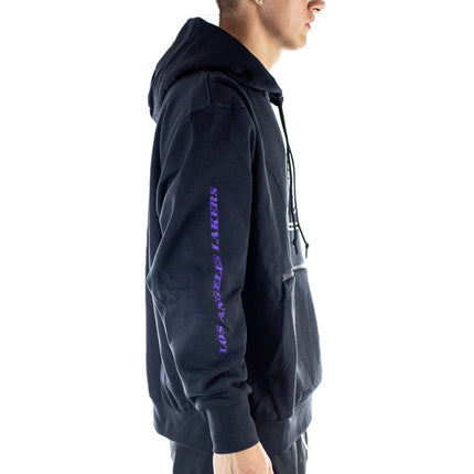 Nike Los Angeles Lakers NBA Courtside Chrome Hoodie CV4045-010 - schwarz-silber