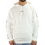 Nike Repeat Fleece Hoodie DM4676-101 - weiss-blau-rot