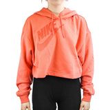 Nike Fleece PO Crop Dance Hoodie DZ4604-814 - orange