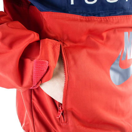 Nike Reissue Walliwaw Woven Jacke DA0366-657 - rot-dunkelblau