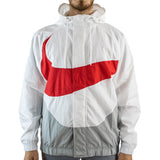 Nike Swoosh Woven Lined Jacke DD5967-100 - weiss-rot-grau