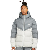 Nike Storm Fit PRIMALOFT® Hooded Winter Jacke DR9605-084 - grau-creme