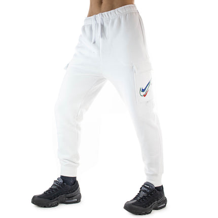 Nike Fleece Cargo Jogging Hose DQ3946-100 - weiss-bunt