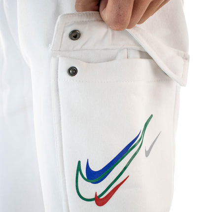 Nike Fleece Cargo Jogging Hose DQ3946-100 - weiss-bunt