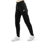 Nike Club Fleece Mid-Rise Pant Tight Jogging Hose DQ5174-010 - schwarz