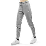 Nike Club Fleece Mid-Rise Pant Tight Jogging Hose DQ5174-063 - hellgrau meliert