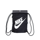 Nike Heritage Drawstring Bag Gymsack Rucksack DC4245-010 - schwarz-weiss