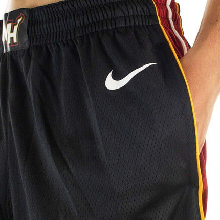 Nike Miami Heat NBA Dri-Fit Icon Edition Swingman Short AJ5620-010 - schwarz-rot