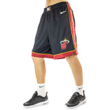 Nike Miami Heat NBA Dri-Fit Icon Edition Swingman Short AJ5620-010 - schwarz-rot