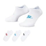 Nike Sportswear Everyday Essential No-Show 3er Pack Socken DX5075-911 - weiss-bunt
