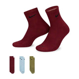 Nike Everyday Plus Cushioned Ankle Quarter Socken 3 Paar SX6890-928-