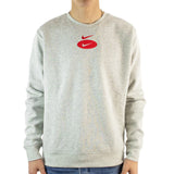 Nike Swoosh League Fleece Sweatshirt DM5460-050 - grau-rot