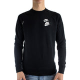 Nike Crew Tour Sweatshirt DD0882-010 - schwarz-weiss