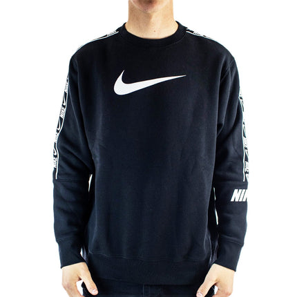 Nike Repeat Fleec Sweatshirt DJ4141-010 - schwarz-weiss