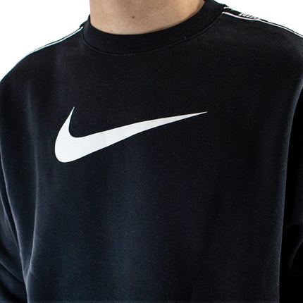 Nike Repeat Fleec Sweatshirt DJ4141-010 - schwarz-weiss