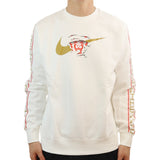 Nike Fleece Sweatshirt DN5191-100 - weiss-gold-rot