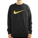 Nike Repeat Fleece Crewneck Sweatshirt DX2029-070 - dunkelgrau-schwarz-gold