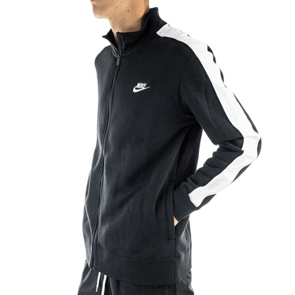 Nike Club Trainings Jacke DD7010-010 - schwarz-weiss