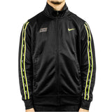 Nike Repeat Poly-Knit Track Top Trainings Jacke FD1183-011 - schwarz-neon grün