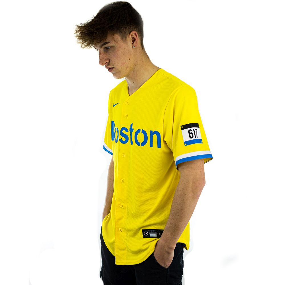 Mlb's City Boston Red Sox Yellow Jersey For Sale Red Sox