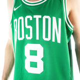 Nike Boston Celtics NBA #8 Kemba Walker Icon Edition Swingman Jersey Trikot CW3659-317 - grün-weiss