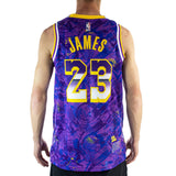 Nike Los Angeles Lakers NBA #23 Lebron James Select Series Jersey Trikot DA6951-504 - lila-gelb