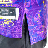 Nike Los Angeles Lakers NBA #23 Lebron James Select Series Jersey Trikot DA6951-504 - lila-gelb