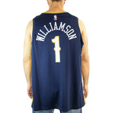 Nike New Orleans Pelicans NBA Zion Williams #1 Icon Edition Swingman Jersey Trikot CW3674-424 - dunkelblau-gold