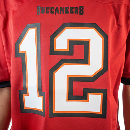 Nike Tampa Bay Buccaneers NFL Tom Brady #12 Home Game Team Colour Jersey Trikot 67NM-TBGH-8BF-2NQ-