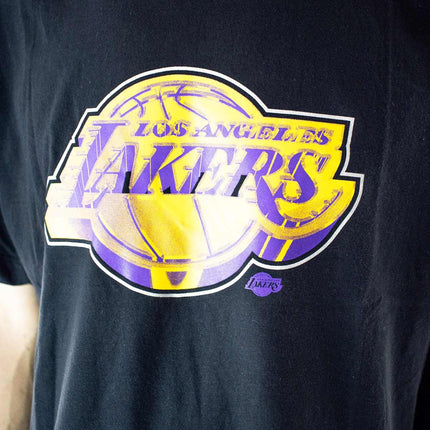 Nike Los Angeles Lakers NBA Dri-Fit Chrome Logo T-Shirt CZ7273-010 - schwarz-gelb