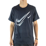 Nike Swoosh T-Shirt DQ3944-010 - schwarz-weiss