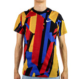 Nike Dri-Fit Summer Print T-Shirt DM6253-405 - gelb-blau-rot