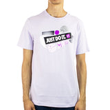 Nike Rhythm Just Do It HBR T-Shirt DR8036-546 - lila-schwarz-weiss
