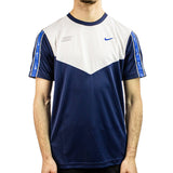 Nike Repeat Swoosh T-Shirt DX2301-411 - dunkelblau-weiss