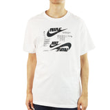 Nike Club Seasonal HBR T-Shirt DR7815-100 - weiss-schwarz