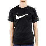 Nike Repeat SW T-Shirt DX2032-010 - schwarz-weiss
