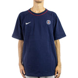 Nike Paris Saint-Germain Travel Top T-Shirt DN1326-410 - dunkelblau-weiss