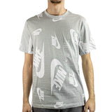 Nike T-Shirt DR7817-097 - hellgrau-weiss
