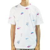 Nike Max90 12 Months LBR All Over Print T-Shirt DZ2991-100 - weiss-bunt