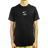 Nike Big Swoosh T-Shirt DZ2881-010 - schwarz-weiss