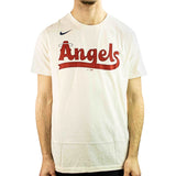 Nike Los Angeles Angels of Anaheim MLB Essential Cotton T-Shirt N199-15A-ANG-0A3 - creme