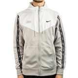 Nike Repeat Poly-Knit Full Zip Hoodie DX2025-012 - weiss-hellgrau-dunkelgrau