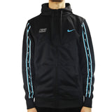 Nike Repeat Poly-Knit Full Zip Hoodie DX2025-011 - schwarz-hellblau